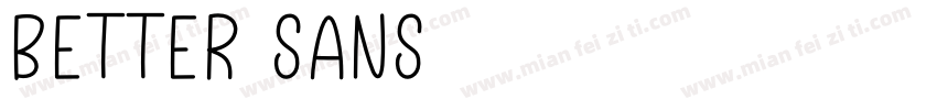 better sans字体转换